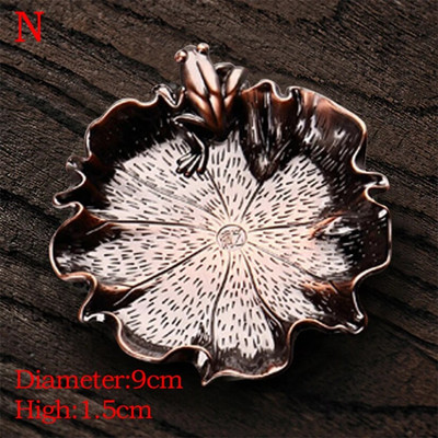 Vintage κράμα τσαγιού σουβέρ θήκη για φλιτζάνια μόνωση αντίκες χάλκινο Kung fu Δίσκος τσαγιού Ματ Μαξιλαράκι για καφέ Σουπλά Αξεσουάρ τσαγιού