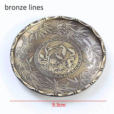 1 vnt gėrimų arbatos padėkliukas karščiui atsparaus lydinio vario arbatos padėklai Kavos puodelio kilimėliai aptarnavimo stalai arbatos indų laikiklis stalo dekoravimas