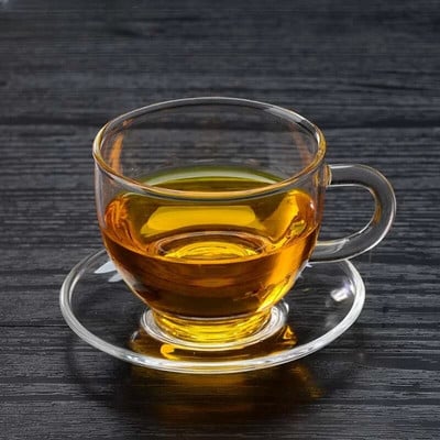 6 db teáscsésze edénykészlet duplafalú hőálló üvegpohár Kung fu teáskészlet tiszta kristályüveg teáscsésze Puer Oolong teáscsésze