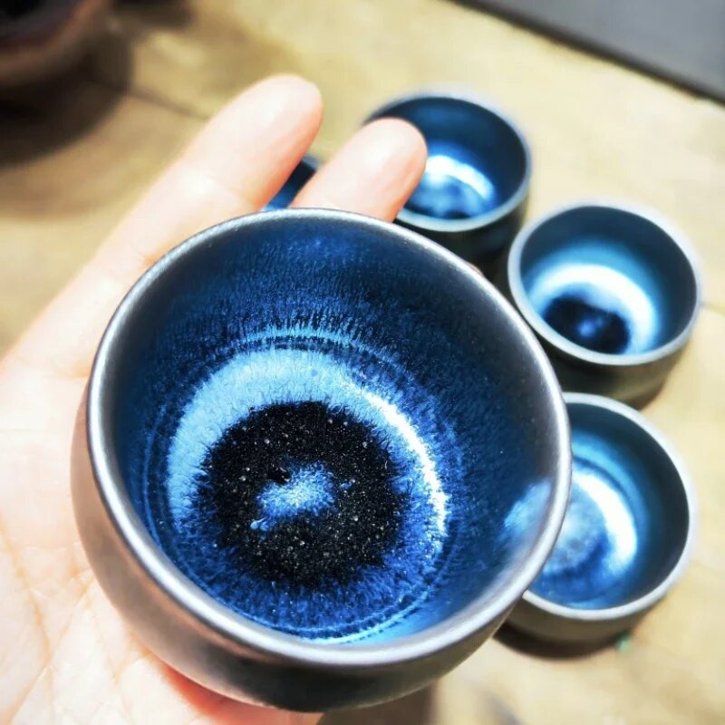 Promjer 6 visina 4,2 kapacitet 50 ml Buddha trbušna željezna guma srebrna milli jian zhan sirova ruda glazura jianyang šalica za čaj glavna šalica