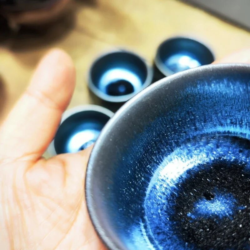 Promjer 6 visina 4,2 kapacitet 50 ml Buddha trbušna željezna guma srebrna milli jian zhan sirova ruda glazura jianyang šalica za čaj glavna šalica