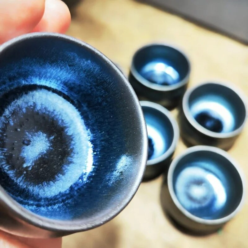 Promjer 6 visina 4,2 kapacitet 50 ml Buddha trbušna željezna guma srebrna milli jian zhan sirova ruda glazura jianyang šalica za čaj glavna šalica