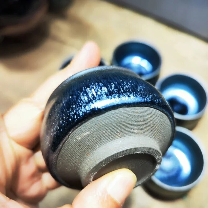 Promjer 6 visina 4,2 kapacitet 50 ml Buddha trbušna željezna guma srebrna milli jian zhan sirova ruda glazura jianyang šalica za čaj glavna šalica