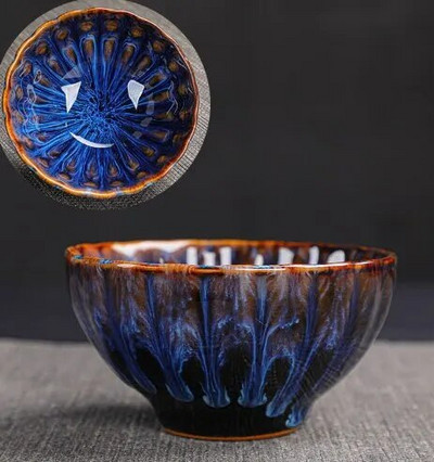 1PCS Kiln Transformation Tianmu Jianzhan Ceramic Master Čaša za čaj Šalica za čaj Jedna šalica Kung Fu Set za čaj Zdjela za čaj Degustacija čaja Alien Cu