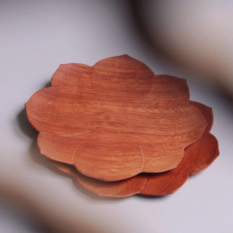 Amgo Drveni podmetač za čaše u japanskom stilu Podloga za šalicu čaja i kave Stol Podloga za piće otporna na toplinu Dekoracija za vjenčanje