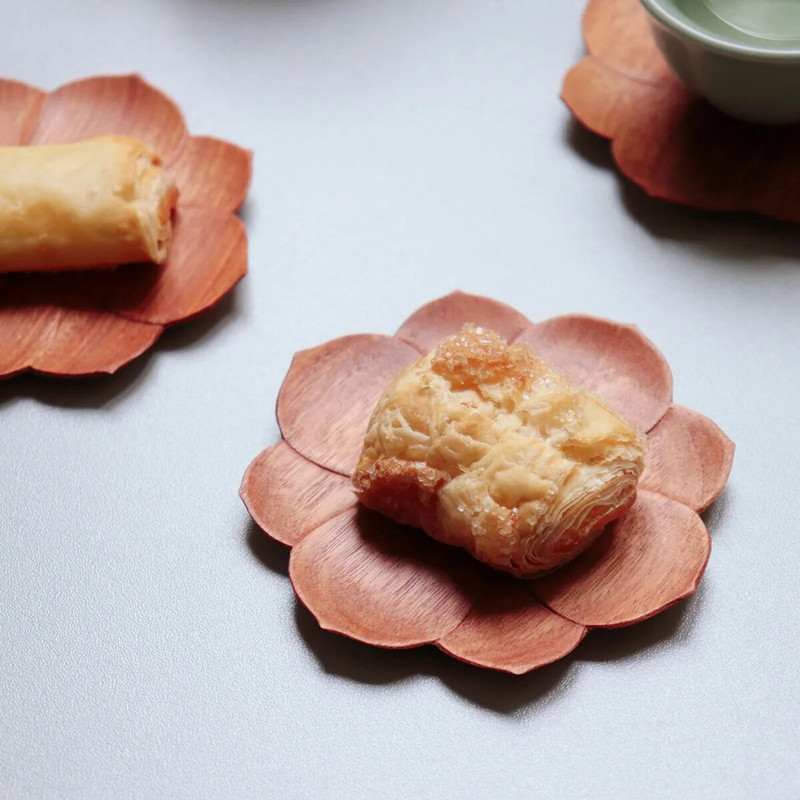 Amgo Drveni podmetač za čaše u japanskom stilu Podloga za šalicu čaja i kave Stol Podloga za piće otporna na toplinu Dekoracija za vjenčanje