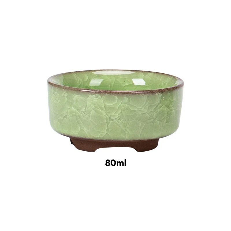 1kom Keramička šalica za čaj u stilu pucketanja leda Espresso šalice Vintage Celadon Kung Fu šalica za čaj Porculanska šalica Slatke šalice za kućanstvo Veleprodaja