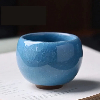 1 τεμ. Ice Cracking Style Ceramic Tea Cup Pottery Espresso Coffee Cup από πορσελάνη Kung Fu Cup Ceramics Cute Cup Χονδρική