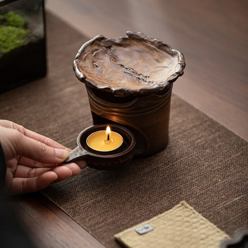 Θέρμανση κεριών Σόμπα τσαγιού Samovar Ιαπωνική ρετρό ψητή εστία τσαγιού Θερμαντήρες τσαγιού Teaware Κουζίνα Τραπεζαρία Μπαρ Home Garden