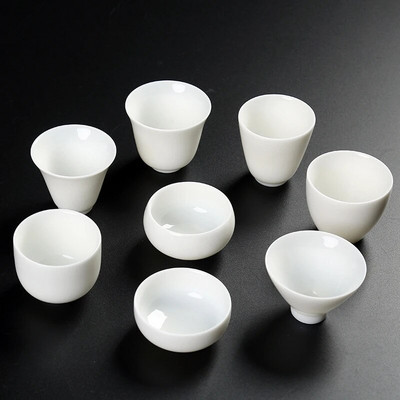 1 buc. ceașcă Kungfu mică din ceramică ceașcă de ceai mini ceașcă de cafea espresso porțelan stil chinezesc pahar de vin gospodărie cu ridicata