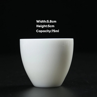 1kom Mala keramička kungfu šalica Keramička šalica za čaj Mini espresso šalica za kavu Porculanska kineska čaša za vino Veleprodaja za kućanstvo