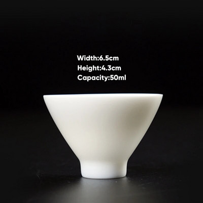 1kom Mala keramička kungfu šalica Keramička šalica za čaj Mini espresso šalica za kavu Porculanska kineska čaša za vino Veleprodaja za kućanstvo