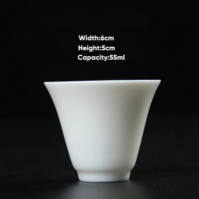 1kom Mala keramička kungfu šalica Keramička šalica za čaj Mini espresso šalica za kavu Porculanska kineska čaša za vino Veleprodaja za kućanstvo