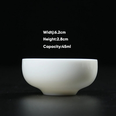 1kom Mala keramička kungfu šalica Keramička šalica za čaj Mini espresso šalica za kavu Porculanska kineska čaša za vino Veleprodaja za kućanstvo