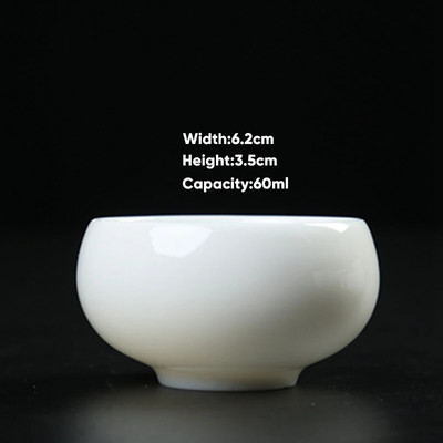 1kom Mala keramička kungfu šalica Keramička šalica za čaj Mini espresso šalica za kavu Porculanska kineska čaša za vino Veleprodaja za kućanstvo