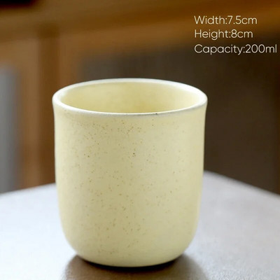 1kom 200ml keramička šalica za kavu Espresso šalice Keramika Poslijepodnevni čaj Šalica za doručak Mlijeko Porculanska šalica Šalice za vodu u kućanstvu