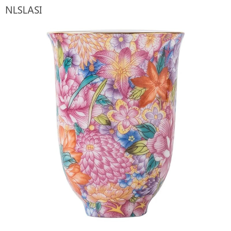 Φλιτζάνι τσαγιού σμάλτου στυλ Palace Εξαιρετικό Κεραμικό Master Cup Οικιακό χειροποίητο σετ τσαγιού Προσαρμοσμένο μικρό μπολ τσαγιού υψηλής ποιότητας