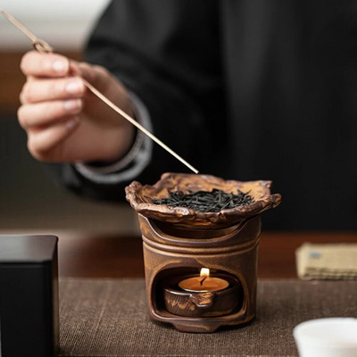 Θέρμανση κεριών Σόμπα τσαγιού Samovar Ιαπωνική ρετρό ψητή εστία τσαγιού Θερμαντήρες τσαγιού Teaware Κουζίνα Τραπεζαρία Μπαρ Home Garden