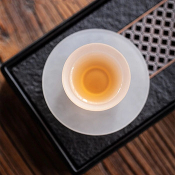 Облачни матирани чаши за чай Ръчно изработени стъклени топлоустойчиви чаши за чай и кафе Чаша за напитка Изолирани матови стъклени прибори за напитки Кухненски барове