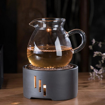 Домакинска керамична стойка за свещи Нагревател за чай Печка Чайник Отопление за домашно кафене Отопление на мляко Свещник Домашно бюро