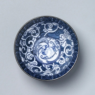 Plavo-bijela porculanska šalica za čaj Kineska kung fu zdjela za čaj za puer keramiku Atique Glaze Master Cup Dodaci za kuhinjski set za čaj