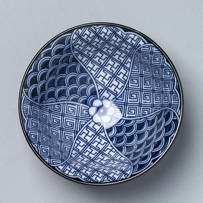 Plavo-bijela porculanska šalica za čaj Kineska kung fu zdjela za čaj za puer keramiku Atique Glaze Master Cup Dodaci za kuhinjski set za čaj