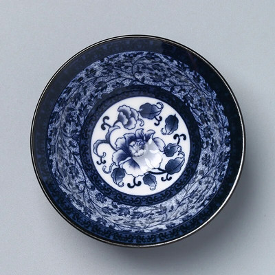 Plavo-bijela porculanska šalica za čaj Kineska kung fu zdjela za čaj za puer keramiku Atique Glaze Master Cup Dodaci za kuhinjski set za čaj