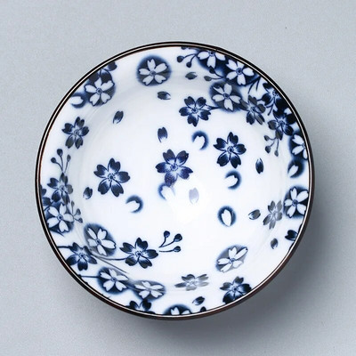 Plavo-bijela porculanska šalica za čaj Kineska kung fu zdjela za čaj za puer keramiku Atique Glaze Master Cup Dodaci za kuhinjski set za čaj