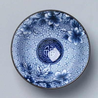 Plavo-bijela porculanska šalica za čaj Kineska kung fu zdjela za čaj za puer keramiku Atique Glaze Master Cup Dodaci za kuhinjski set za čaj