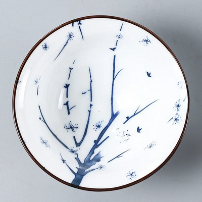 Plavo-bijela porculanska šalica za čaj Kineska kung fu zdjela za čaj za puer keramiku Atique Glaze Master Cup Dodaci za kuhinjski set za čaj