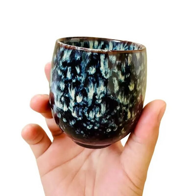 JIA GUI LUO Japoniško stiliaus arbatos puodelio krosnies keitimo keraminiai arbatos puodeliai Kelioniniai arbatos puodeliai Namų arbatos puodelis Creative 150 ml