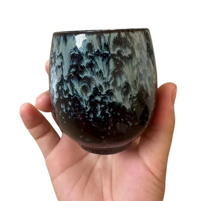 JIA GUI LUO Japoniško stiliaus arbatos puodelio krosnies keitimo keraminiai arbatos puodeliai Kelioniniai arbatos puodeliai Namų arbatos puodelis Creative 150 ml