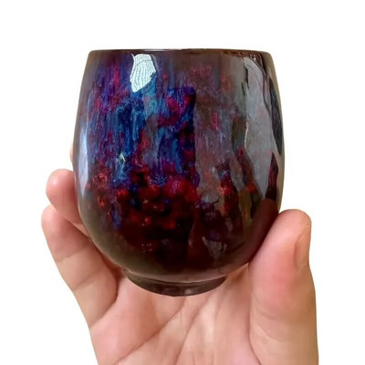 JIA GUI LUO Japoniško stiliaus arbatos puodelio krosnies keitimo keraminiai arbatos puodeliai Kelioniniai arbatos puodeliai Namų arbatos puodelis Creative 150 ml