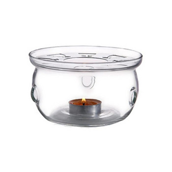 Стъклен нагревател за чай Восък нагревател Класическа свещ Горелка за етерично масло Аромат нагревател Подходящ за домашен декор на спалня