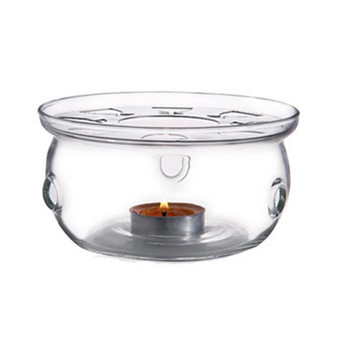 Стъклен нагревател за чай Восък нагревател Класическа свещ Горелка за етерично масло Аромат нагревател Подходящ за домашен декор на спалня