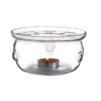 Glass Tea Warmer Wax Warmer Classical Candle Essential Oil Καυστήρας Άρωμα Θερμότερο Κατάλληλο για Διακόσμηση Κρεβατοκάμαρας σπιτιού