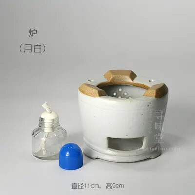 Storinančios aukštos kokybės grubios keramikos alkoholio krosnys, neslidžios, nenudeginančios kinų stiliaus išskirtinės arbatos ugnies krosnys