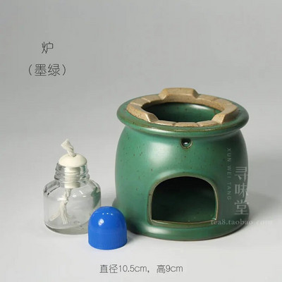 Storinančios aukštos kokybės grubios keramikos alkoholio krosnys, neslidžios, nenudeginančios kinų stiliaus išskirtinės arbatos ugnies krosnys
