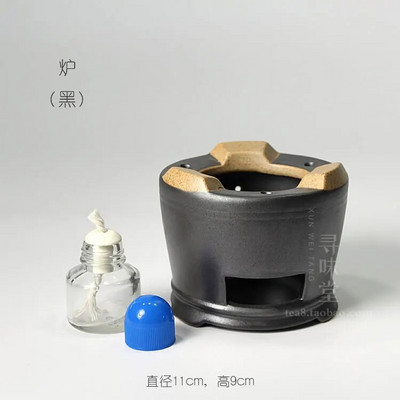 Storinančios aukštos kokybės grubios keramikos alkoholio krosnys, neslidžios, nenudeginančios kinų stiliaus išskirtinės arbatos ugnies krosnys
