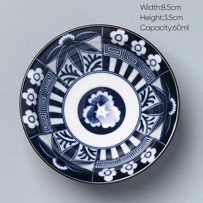 1 kom Retro plavo-bijela keramička kung fu šalica za čaj Porculanska popodnevna šalica za čaj Espresso šalice Keramička šalica za kavu u japanskom stilu