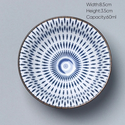 1 kom Retro plavo-bijela keramička kung fu šalica za čaj Porculanska popodnevna šalica za čaj Espresso šalice Keramička šalica za kavu u japanskom stilu