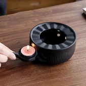 Keraminis arbatinuko šildytuvas, gražus, prašmatnus, naujas, žvakidė, arbatos šildytuvas, 1 rinkinys