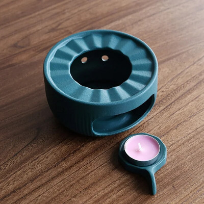 Keraminis arbatinuko šildytuvas, gražus, prašmatnus, naujas, žvakidė, arbatos šildytuvas, 1 rinkinys