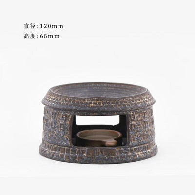 Creative Earth Building Keraminių žvakių kaitinimo krosnyje arbatinuko šildytuvo pagrindai puodams Stovas Arbatos virdulys viryklė arbatos paslaugos Ornamentas