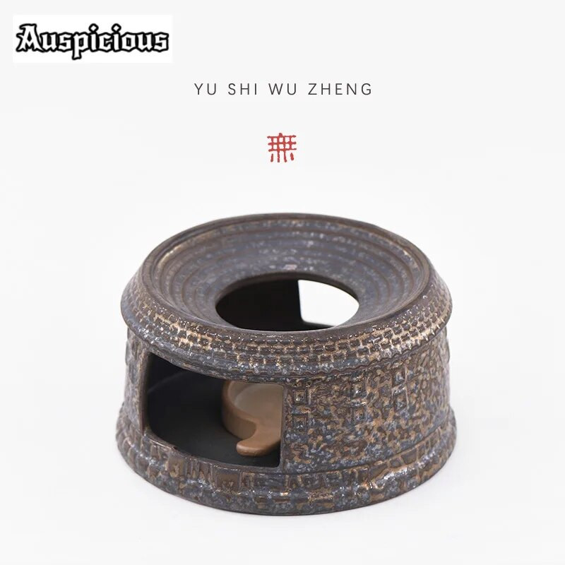 Creative Earth Building Keraminių žvakių kaitinimo krosnyje arbatinuko šildytuvo pagrindai puodams Stovas Arbatos virdulys viryklė arbatos paslaugos Ornamentas