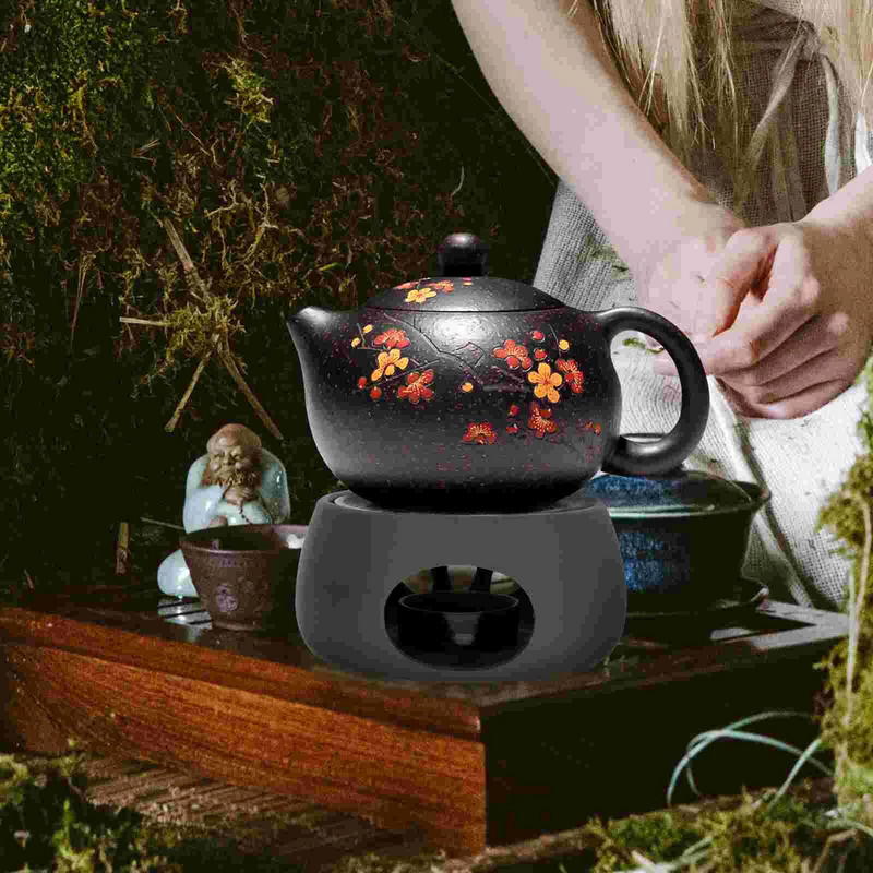 Šporet za grijanje čaja Višenamjenski stalak za čajnik Šalica za kavu Kućni keramički kuhalo Šolja Plamenik Šuplji set Električna postolja za svijeće