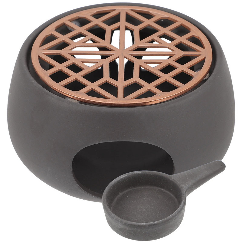 Šporet za grijanje čaja Višenamjenski stalak za čajnik Šalica za kavu Kućni keramički kuhalo Šolja Plamenik Šuplji set Električna postolja za svijeće