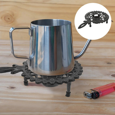 Svijećnjaci Grijač Držač za čajne svijeće Grijač za kavu Podnožje Glačalo Šuplji čajnik Kućni retro višenamjenski