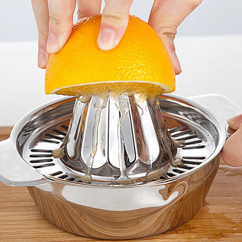 Преносима ръчна сокоизстисквачка с лимон и портокал 304 кухненски аксесоари от неръждаема стомана Инструменти Ръчно пресована машина за сок от цитрусови плодове