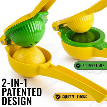 Εγχειρίδιο Fresh Presser Fruit Extractor Orange Citrus Lime Lemon Squeezer Hand Press Metal Portable 01
